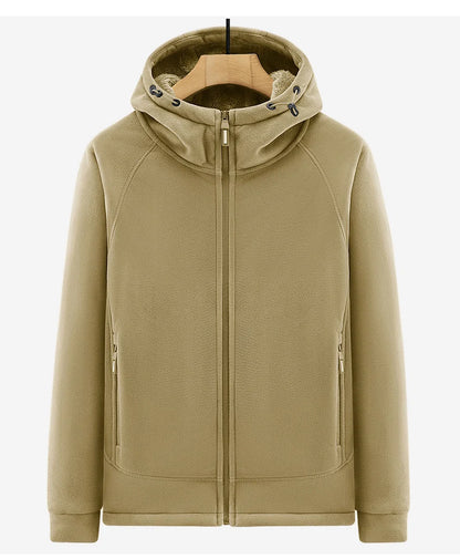 Winter Men Fleece Warm Jackets Mens Windproof Thick Jackets Parkas Coats Men Hooded Casual Outwear Jackets Male LZLLTT.