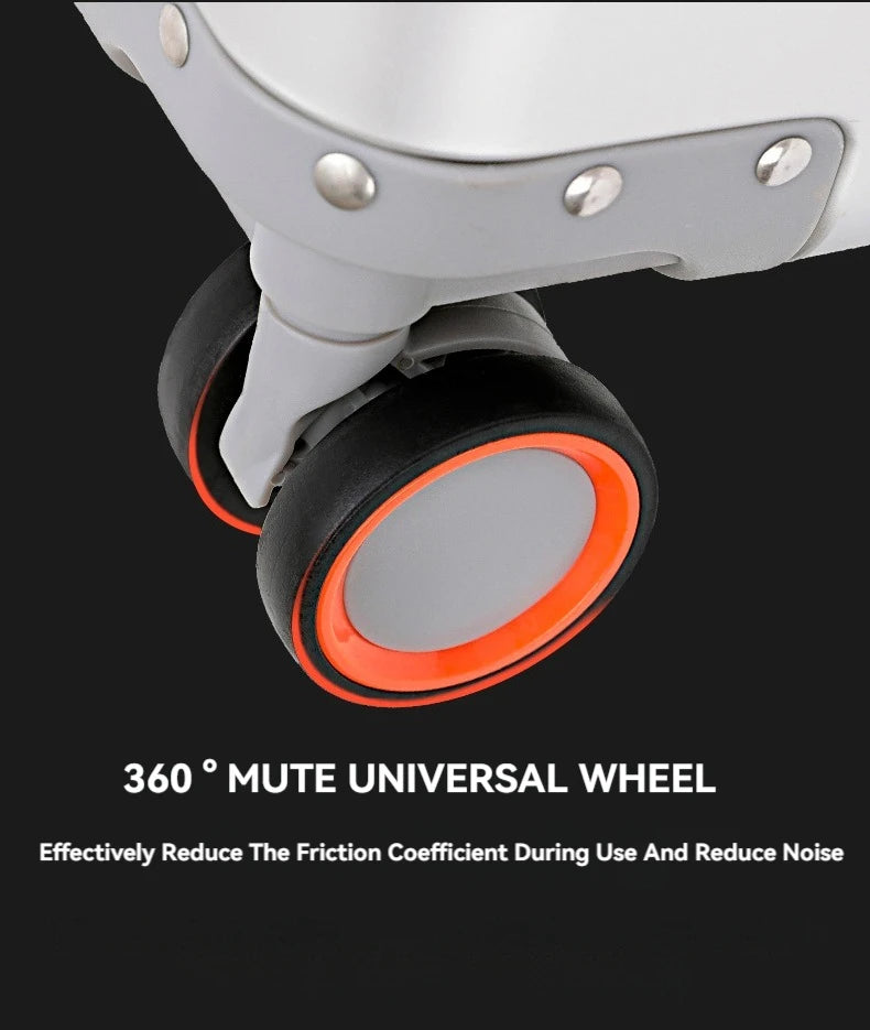 2024 neue Große Kapazität Langlebige Gepäck Sets Aluminium Koffer Frauen Mädchen Handgepäck Internat Reise 20/24/29.