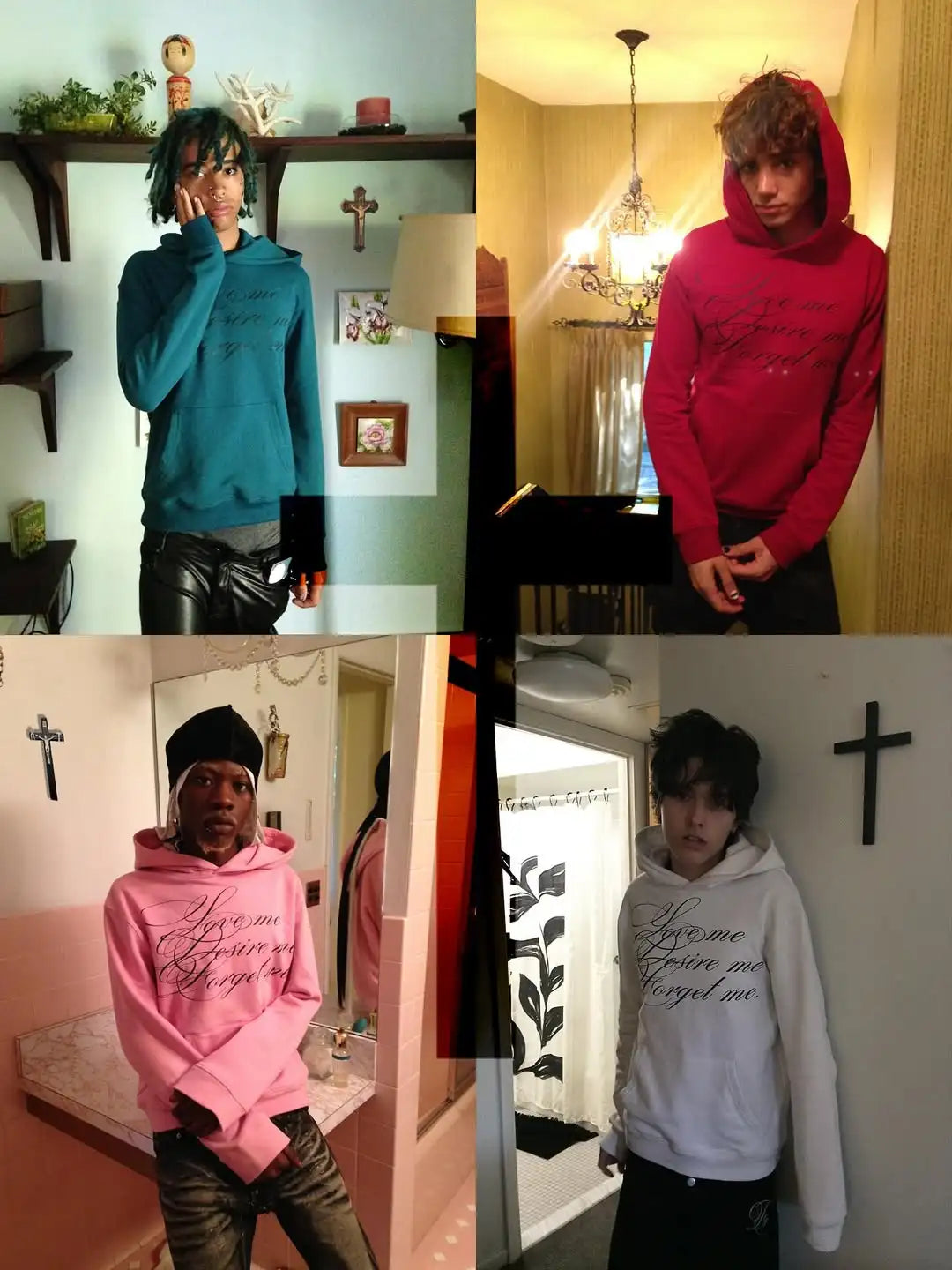 Harajuku Simple Colorful Style Letter Cotton  Long-Sleeves for Men's Autumn Necessary Daily Sports Sweatshirts New Clothes.