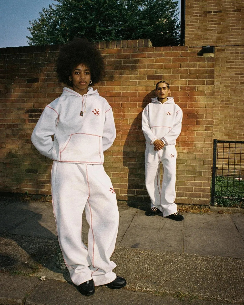 Harajuku New Autumn and Winter Hoodies Two Piece Set Y2k Clothes for Men Loose Casual Sweatpants Tracksuit Mens Sports Suit.