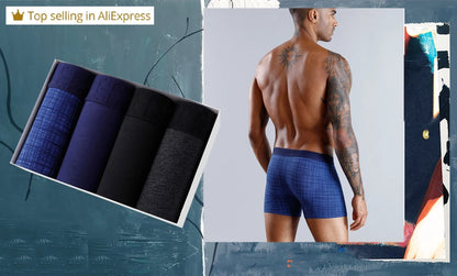 5 stücke baumwolle boxershorts männer höschen benutzerdefinierte männer unterhosen sexy herren boxer unterwäsche für mann drucken homme boxershorts calecon