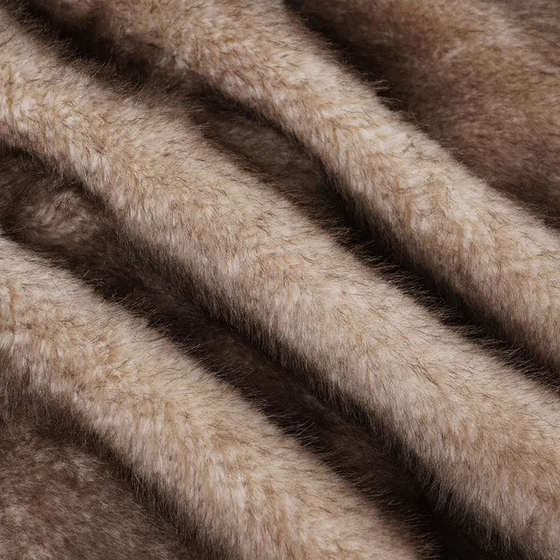 Faux Fur Bodycon Mini Skirts 2025 Fall Winter Women Fashion Sexy Low Waist Hipster Furry Night Clubwear Bottoms Streetwear Skirt.