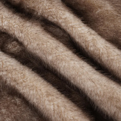 Faux Fur Bodycon Mini Skirts 2025 Fall Winter Women Fashion Sexy Low Waist Hipster Furry Night Clubwear Bottoms Streetwear Skirt.