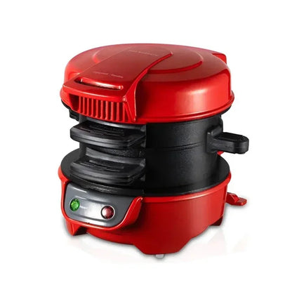 Household Breakfast Machine Portable Mini Hamburg Sandwich Muffin Bread Maker With Non Stick Egg Cooker Ring 220V Waffle Machine.