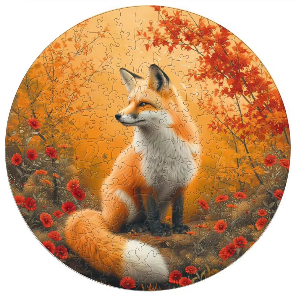 Unique Wooden Animal Jigsaw Puzzles Colorful Rabbit Cat Dog 3D Puzzle Gift Interactive Toy for Adults Kids Educational Jigsaws.