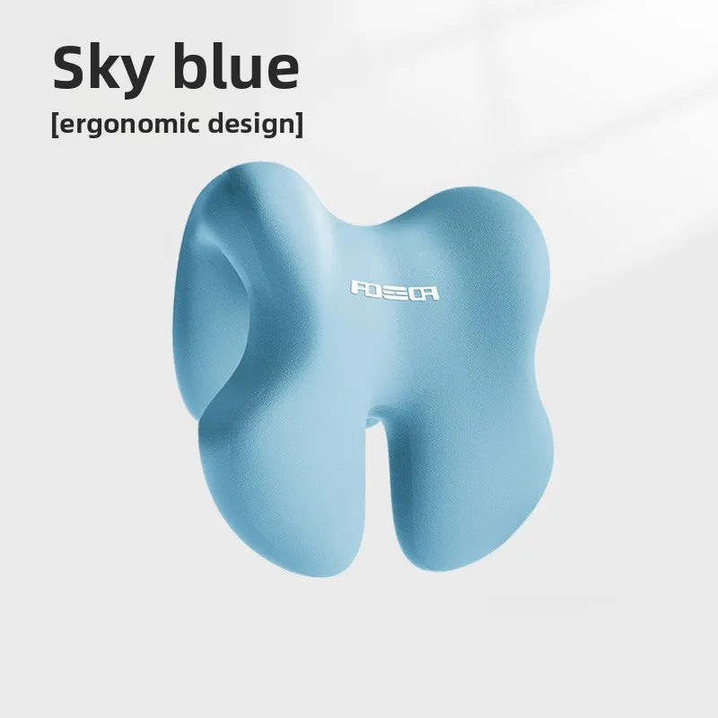 Memory Foam Office Chair Head Support Pillow for Computer Chairs Adjustable Headrest Nap Pillow for Sleeping & Working Removable.