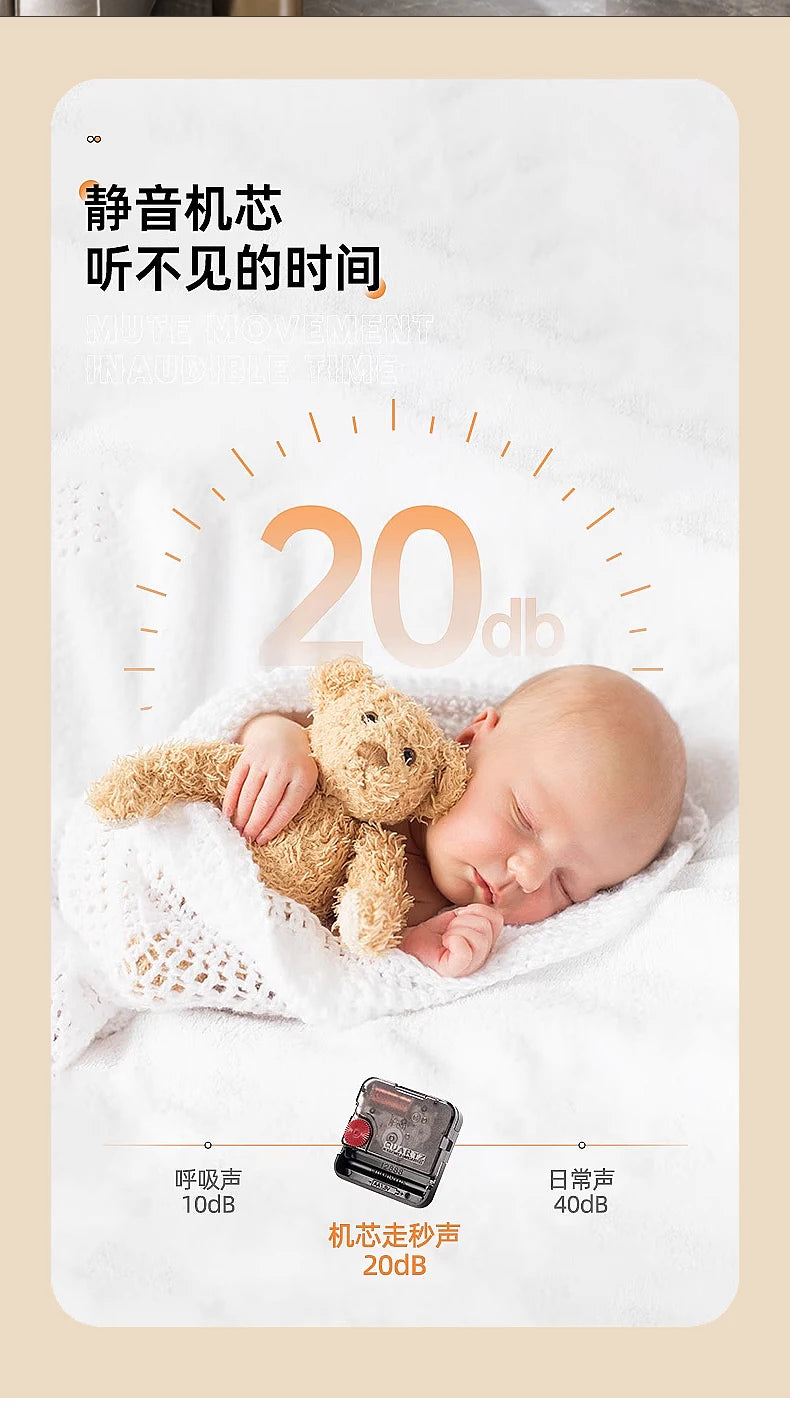 Stein zu laufen Wanduhr Wohnzimmer moderne Licht Luxus Dekoration Uhr hängen Wand leuchte High-End-Sinn Restaurant Uhr