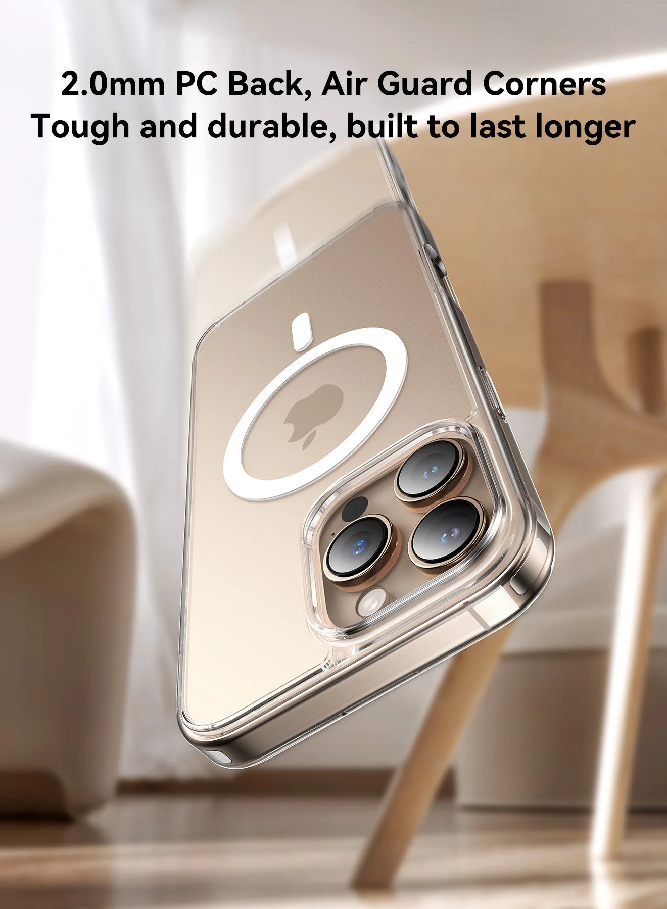 Joyroom Magnetic Frosted Case For iPhone 17 16 Pro Max Case Shockproof Matte Cover For iPhone 16 Wireless Charger Magnet Case.