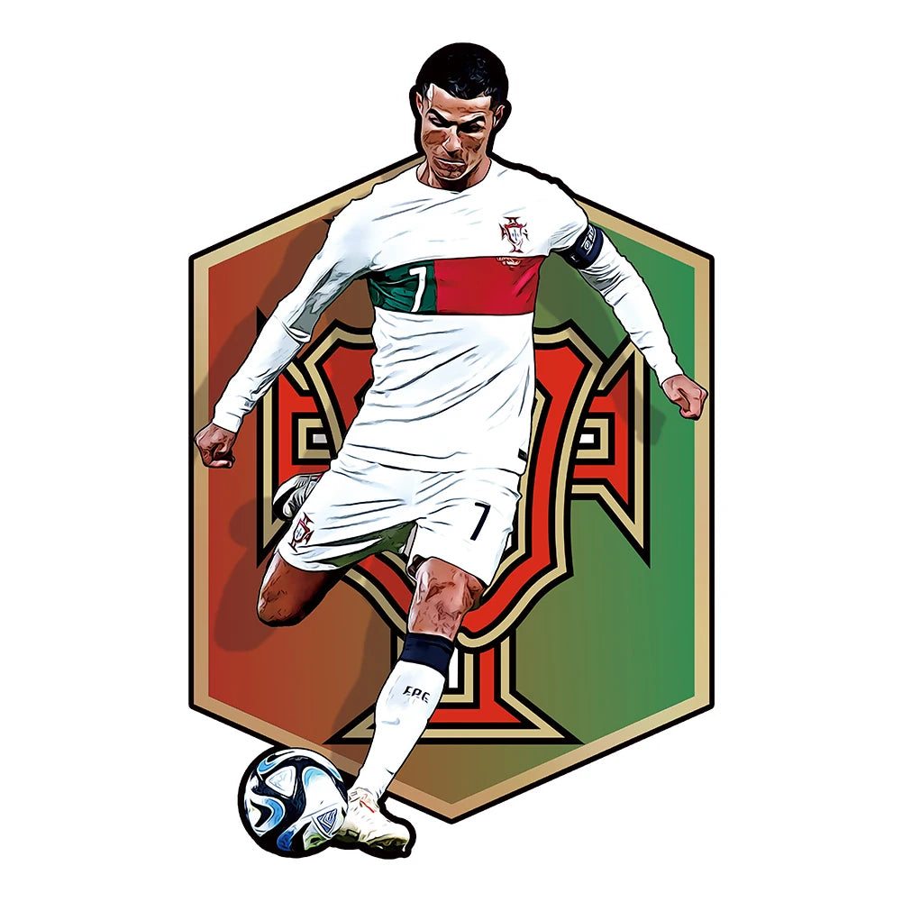 Soccer Player Wooden Puzzle for Football Fan Sports Star Wood Jigsaw Advanced Difficulty A3 A4 Size Puzzles.