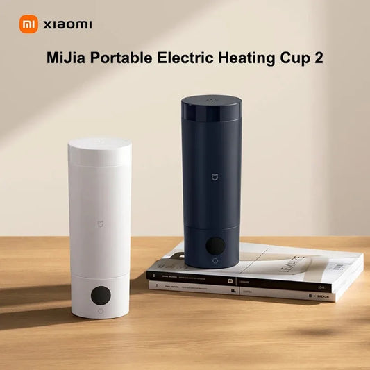 NEW XIAOMI Mijia Portable Electric Kettle 2 Thermos Cup Fast Water Boiler 350ml Smart Temperature Insulated Kettle Travel - CN.
