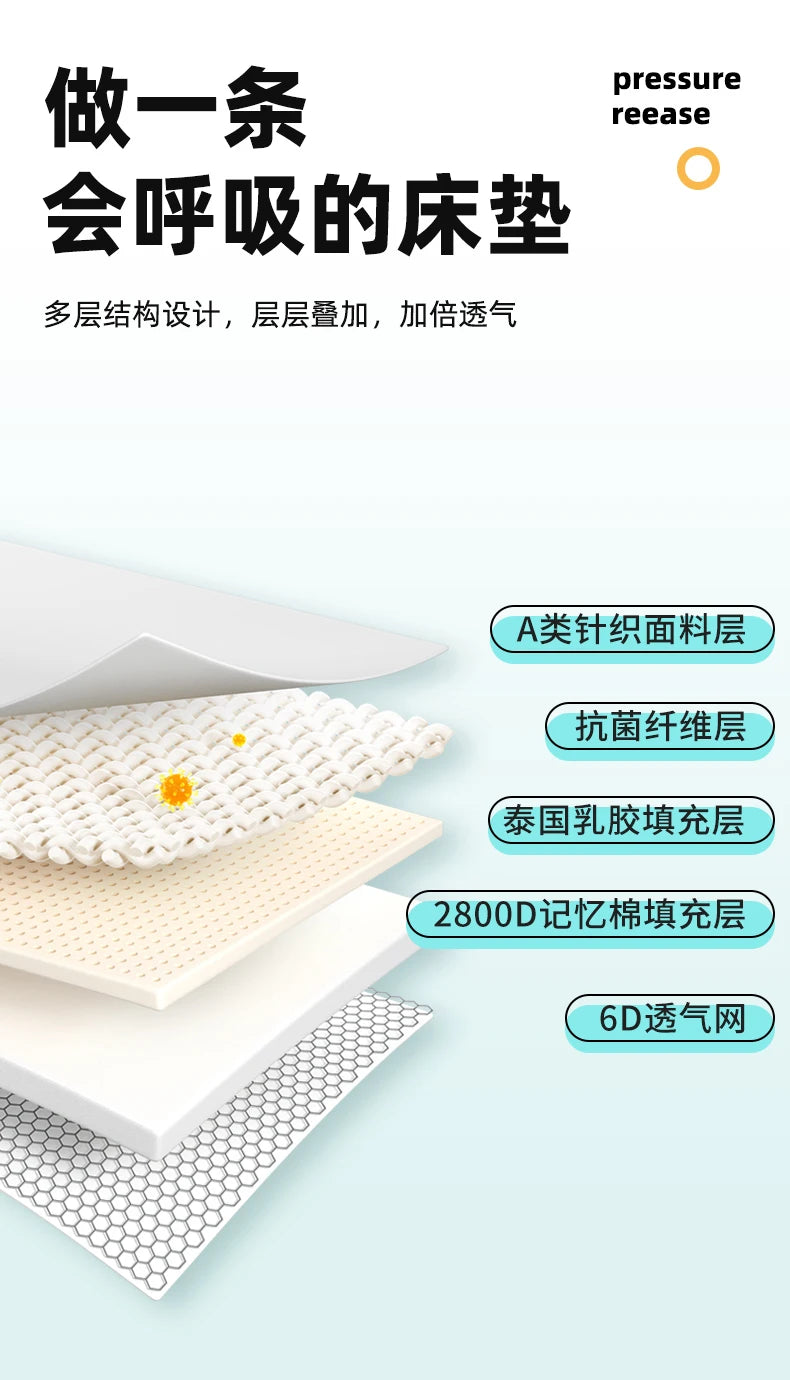 Latex Matratze Kissen Schlafsaal Studenten einzelne spezielle Matte 90x190 dicke Schlafzimmer Matte Bett Bett