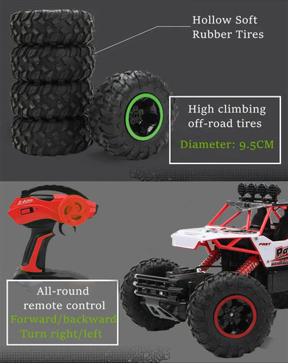 4WD RC Car 1:12 / 1:16 Off-Road All Terrains Remote Control Cars Radio Control Buggy Truck Racing Drift with Led Light Toys Gift.