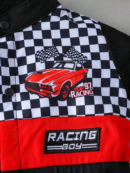 Ein Stück Baby Jungen Sommer Kurzarm Cartoon Auto Coole Mode Für Neugeborene Baby Artikel 0-1Y Overall Streetwear Kleidung.