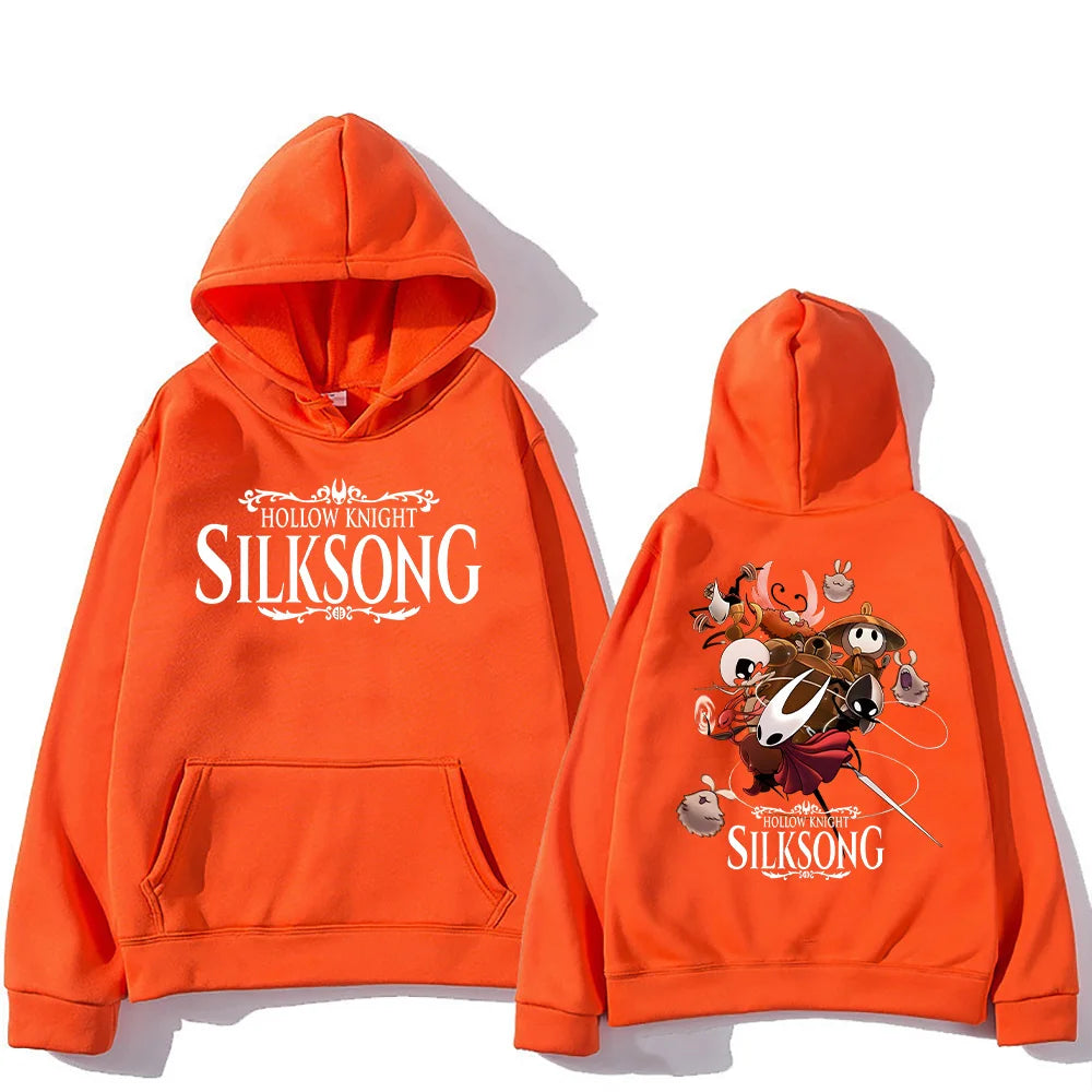 Hollow Knight Silksong Hot Game Hoodies Long Sleeve Fashion Casual Pullovers High Street Women Men Sweatshirt Fashion Streetwear.