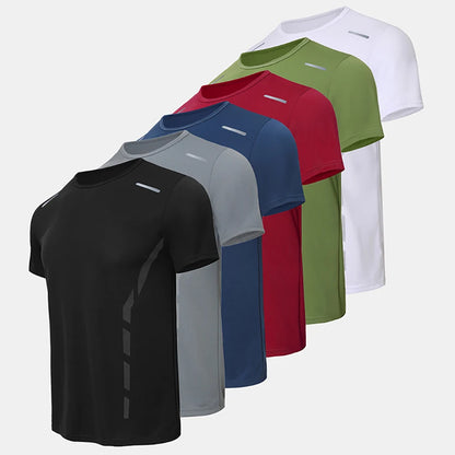 1/2/4 Piece Men's Quick Drying Sports Suit Casual Breathable Short Sleeved T-shirt Pocket Versatile Shorts For Teenagers To Wear