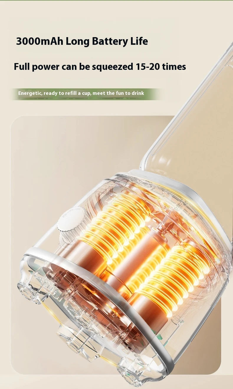 Portable Fruit Juicer Machine Electric Juicer Blender Rechargeable Household Juice Squeezer Mixer Juice Blenders for Kitchen.