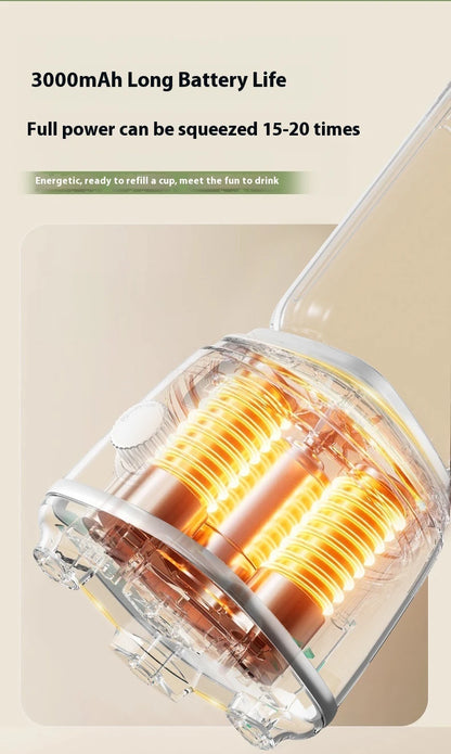 Portable Fruit Juicer Machine Electric Juicer Blender Rechargeable Household Juice Squeezer Mixer Juice Blenders for Kitchen.