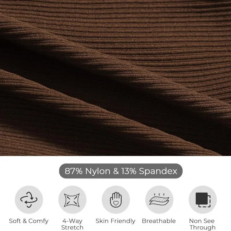 Seamless Long Sleeve Yoga Suit One-Piece Tightening Fitness Leisure Sports Jumpsuit with Zipper for Women.