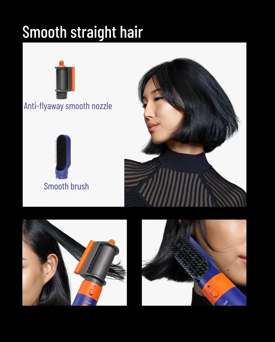 6 in 1 Hair Dryer Multi Styler With Hair Brush Curling Iron Hair Straightener Personal Care Styling Tool Hair Dryer Multi Styler