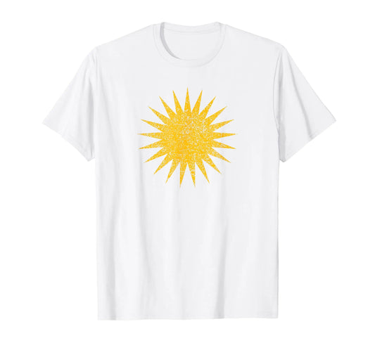 100% Cotton KURDISTAN FLAG KURDISH ROJ SUNDISK TURKEY IRAN IRAQ SYRIA T-Shirt MEN WOMEN UNISEX T Shirts Size S-6XL.