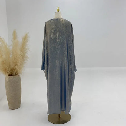 Eid Saudi Arabia Muslim Modest Dress for Women Islam Dubai Abaya Luxury Holiday Party Jalabiya Kebaya 2024 Turkey Kaftan Gown