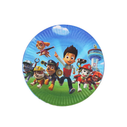 PAW Patrol Geburtstag Party Dekoration Neue Version Ballon Set Einweg Geschirr Kid Event Liefert Banner Hintergrund Geschenk