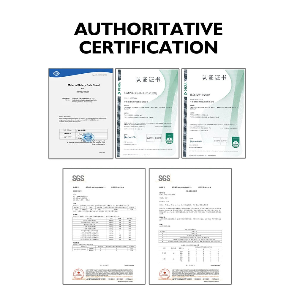 1/2/3/5PCS Retinol Facial Cream Anti-aging Removal Wrinkle Fine Lines Repair Skin Barrier Whitening Brightening Moisturizing.