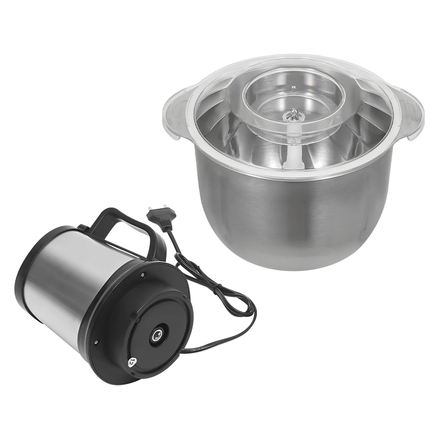 800W Electric Meat Grinder Machine, Stainless Steel Meat Grinding 4 Blades 5L/1.1Gal for Kitchens, Restaurants.