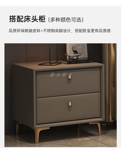 Ästhetisches, luxuriöses, einzigartiges Bett, Queen-Size-Bett, elastisches Schlafzimmer, Doppelbett, Schlafen, 180 x 200 cm, Camas De Matrimonio Dormitorio, Heimdekoration