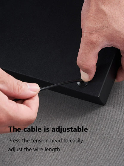 Neue Restaurant Kronleuchter moderne einfache Esszimmer Tisch Bar Lichter lange Streifen Scheinwerfer kreative Designer Pendelleuchten.