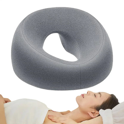 Face Down Pillow Prone Pillow for Prone Face Down Resting Comfort Memory Foam Ergonomics Home Massage Headrest for Beauty Salon.