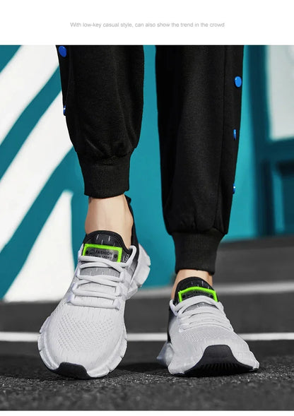 New Fashion Runnning Sport Shoes Men Sneakers Lightweight Breathable Mesh Comfortable Men's Casual Shoes Outdoor Jogging Zapatos.