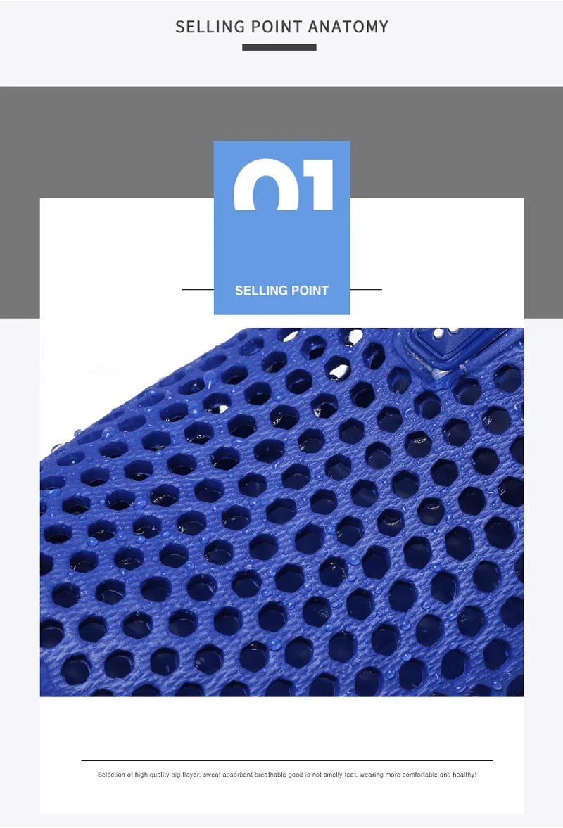 YRZL Mens Sandals Light EVA Summer Casual Shoes Hole Shoes Clogs Lovers Home Garden Outdoor Big Size 45 Male Beach Flat Slippers.