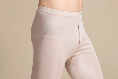 Lange Unterwäsche aus Seide für Herren, lange Unterhosen aus Maulbeerseide, Ober- und Unterteil, Thermounterwäsche-Set/Grundlagen