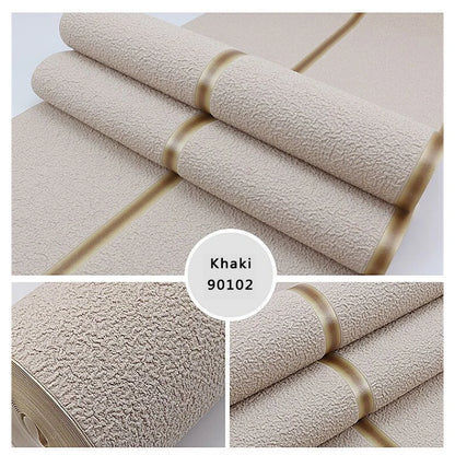 Moderne Hirschleder-Samt-Tapete, Vliesstoff, 3D-Streifen, für Wohnzimmer, Schlafzimmer, TV-Hintergrund, Wandpapier, Tale Diego Diego Wohnkultur