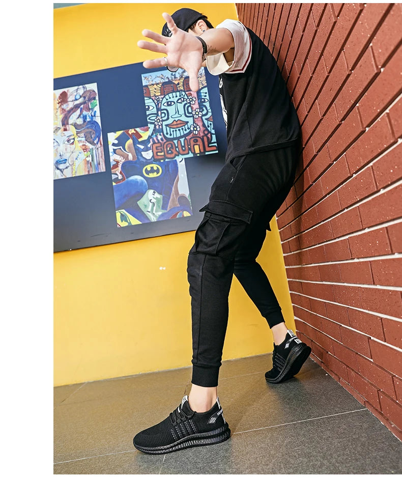 Big Size 48 Sneakers Shoes Men Lightweight Breathable Running Walking Male Footwear Lace-up Adult Sneakers Zapatillas De Deporte