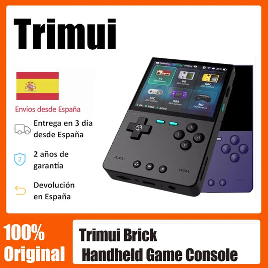 TRIMUI BRICK Retro Handheld Game Console Portable Video Player Linux System Open Source 3.2 Inch Palm Phone Games For Gifts.