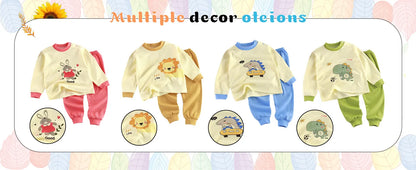 Sommer Baumwolle Cartoon lässig Kinder Set Babykleidung Mädchen Mädchen Jungen T-Shirt + Shorts 2 Stück 0-4 Jahre alte Kinderkleidung.