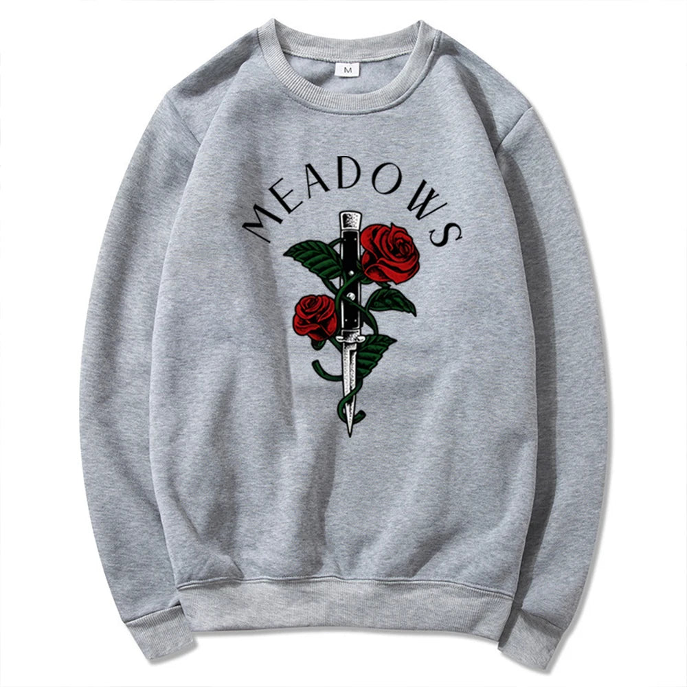 Zade Meadows Sweatshirt Run Little Mouse Hoodie Haunting Adeline Sweater Retro Dark Romance Jumper Unisex Book Lover Sweatshirts.