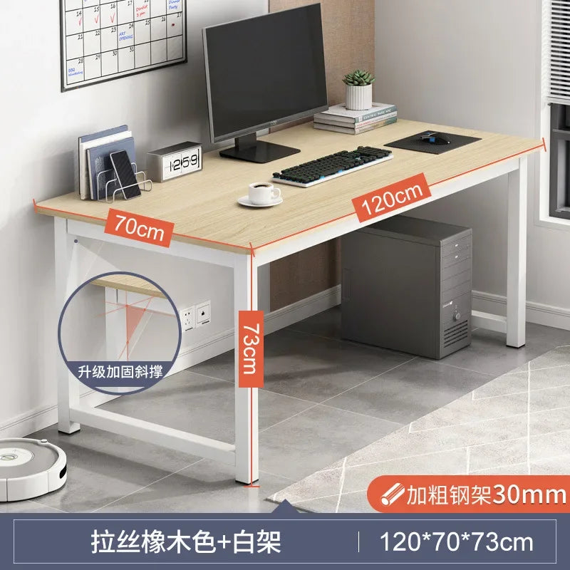 Hochwertiger, langlebiger Computertisch, Desktop-Tisch für Zuhause, Schlafzimmer, moderner, einfacher Mietisch, Studenten-Studientisch, langer Streifen