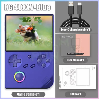 RG40XXV Retro Handheld Game Console 4.0 Inch 640*480 Screen Linux System 5G WiFi Bluetooth HDMI TV Output Video Game Player.