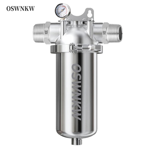 Whole house sediment filter  water filter system 40μm 316 stainless steel mesh.
