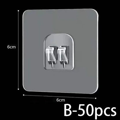 Wasserdichter, stark klebender Haken-Regal-Aufkleber für Badezimmer, Küche, Wandregal, Küche, zum Kleben von Wandschrauben, Haken, Lagerregal
