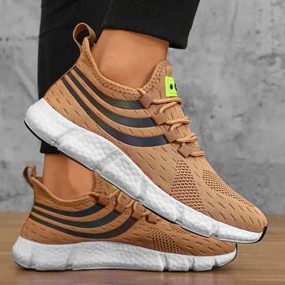 Men’s Sneakers Comfortable Breathable Platform Shoes Summer Man Running Shoes Breathable Comfortable Fashion Walking Sneakers.