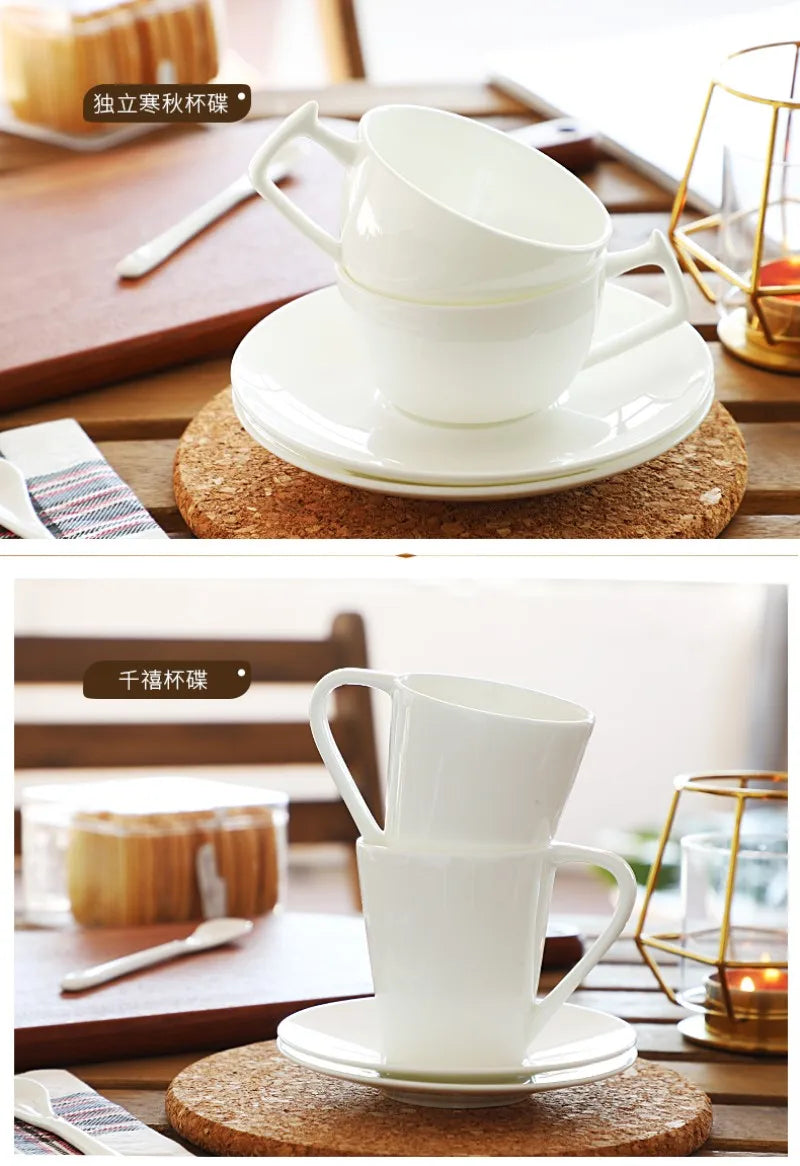 Plain white quality bone china tea cups set, ceramic coffee cup, japanese coffee cup, porcelain turkish coffee cups, originales