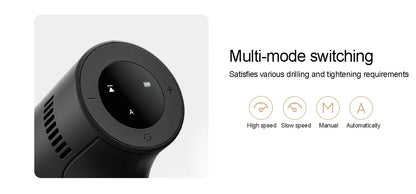 Xiaomi Mijia Bürstenlose elektrische Bohrmaschine 2, Smart Home-Elektrowerkzeug Typ C, wiederaufladbarer multifunktionaler Akku-Bohrschrauber, Schraubendreher CN