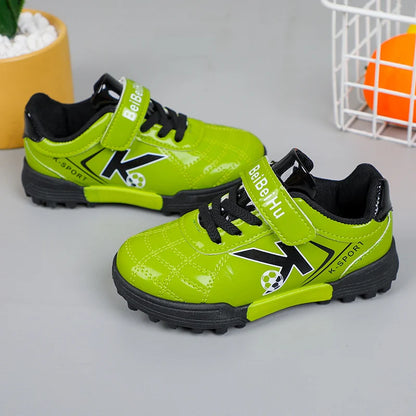 Soccer Cleats for Kids 2024 New Children Football Cleats Fashion Firm Ground Soccer Shoes.