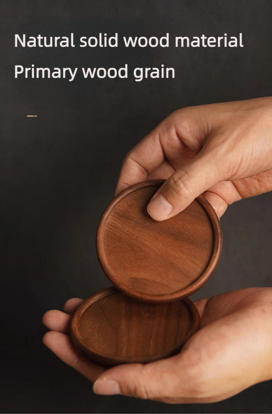 TIME OWNER Tea Coffee Cup Pad Placemats Decor Walnut Beech Wood Coasters Durable Heat Resistant Square Drink Mat Bowl Teapot.