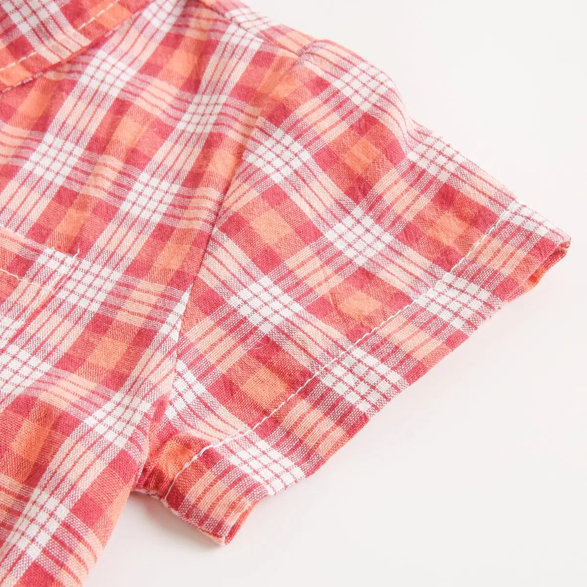 Sanlutoz Baumwolle Baby Jungen Bodys Mode Neugeborenen Kleidung für Baby Jungen Kurzarm Sommer Baby Kleidung Plaid