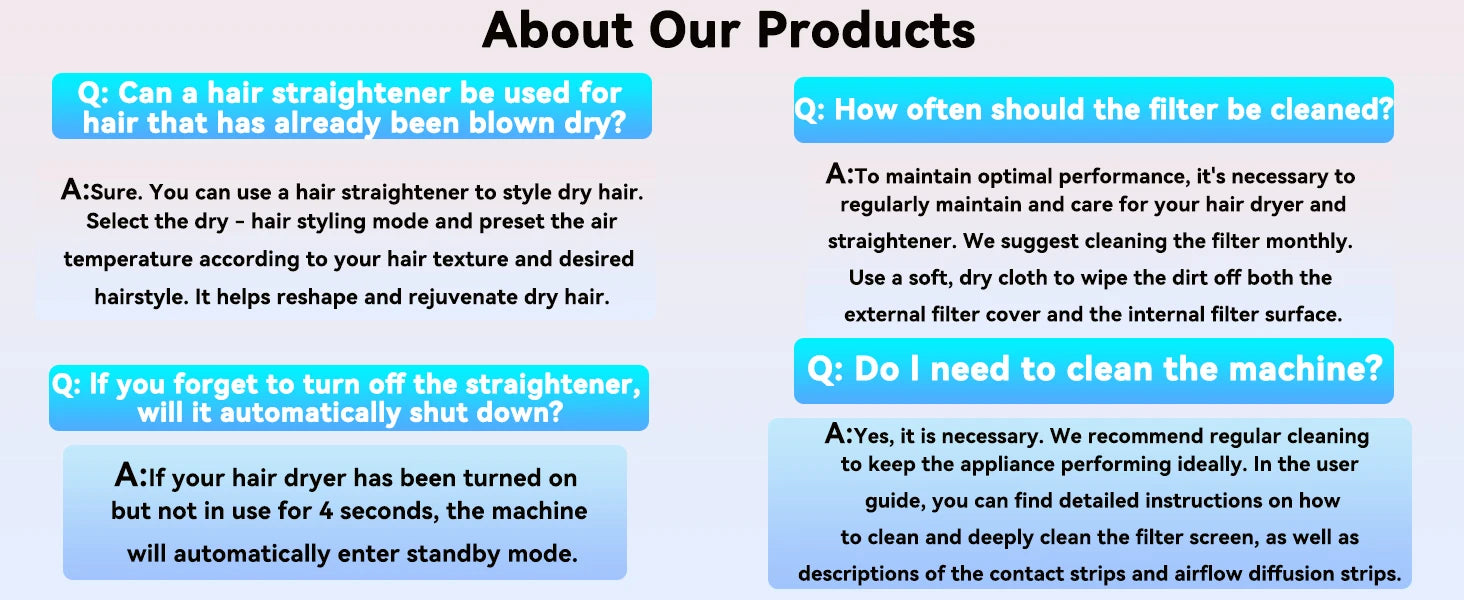 2025 New 2-in-1 Hair Straightener & Dryer Combo - Smartly Controlled Negative Ion Heating Plates, Suitable for Home Hair Styling.